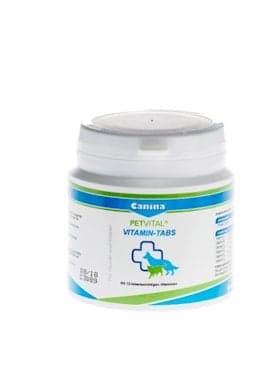 Vitamin-mineral kompleksi itlər və pişiklər üçün Canina Petvital Vitamin-Tabs 100 q