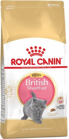 Quru yem Royal Canin British Shorthair Kitten İngilis qısa tüklü cinsli pişik balaları üçün 400 q