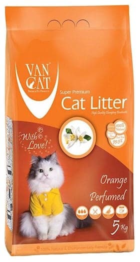 Topalaşan doldurucu Van Cat Super Premium Quality Orange 5 kq