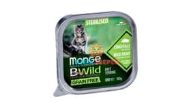Qısırlaşdırılmış pişiklər üçün paştet Monge Bwild 12904, çöldonuzu dadı ilə, 100 q