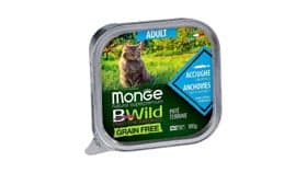 Pişiklər üçün paştet Adult Monge Bwild 12874, ançous ilə, 100 q
