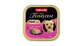 Nəm yem Animonda Vom Feinsten Mini Adult with Veal, Ham and Basil, 100 q