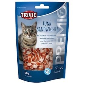 Məzələr pişiklər üçün Trixie Premio Tuna Sandwiches tuna ilə 50 q