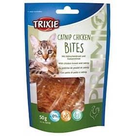 Məzələr pişiklər üçün Trixie Premio Catnip Chicken Bites toyuq filesi və nanə ilə 50 q