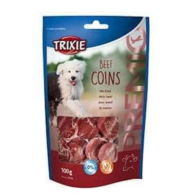 İtlər üçün məzə Trixie Premio Beef Coins mal əti ilə, 100 q