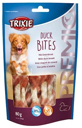 İtlər üçün məzə Trixie Premio Duck Bites ördək əti ilə, 80 q