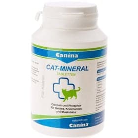 Pişiklər üçün multivitamin kompleksi Canina Cat-Mineral Tabs, 75 q, 150 həb