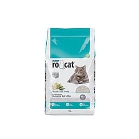 Topalaşan doldurucu Ro Cat Clumping Cat Litter pişiklər üçün, sabun ətiri ilə, 5 l