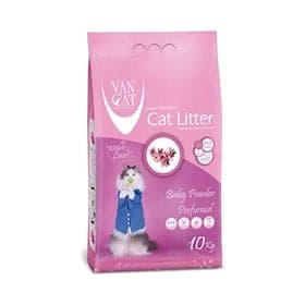Topalaşan doldurucu Van Cat Baby Powder Perfumed pişiklər üçün 10 kq
