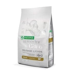 Quru yem Nature`s Protection White DogsSmall&Mini Breeds Adult, quzu əti ilə, cırtdan cins küçüklər üçün, çəki ilə, 1 kq