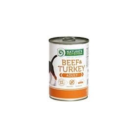 Konserv yem Nature's Protection Adult mal və hinduşka əti ilə, 400 q