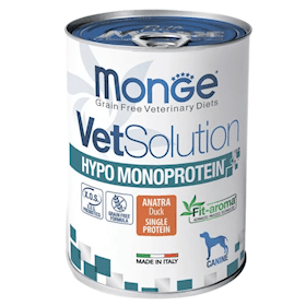 İtlər üçün nəm yem Monge VetSolution Hypo Monoprotein Duck, 400 q