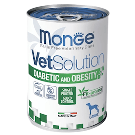 İtlər üçün nəm yem Monge VetSolution Diabetic and Obesity, 400 q