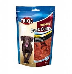 Məzələr itlər üçün Trixie Premio Ducky Stripes 80 q