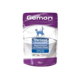 Yaş yem Gemon Pouch Cat Sterilized Tuna Dory, 100 q