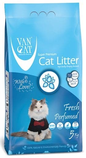 Topalaşan doldurucu pişiklər üçün Van Cat Super Premium Quality Fresh 5 kq